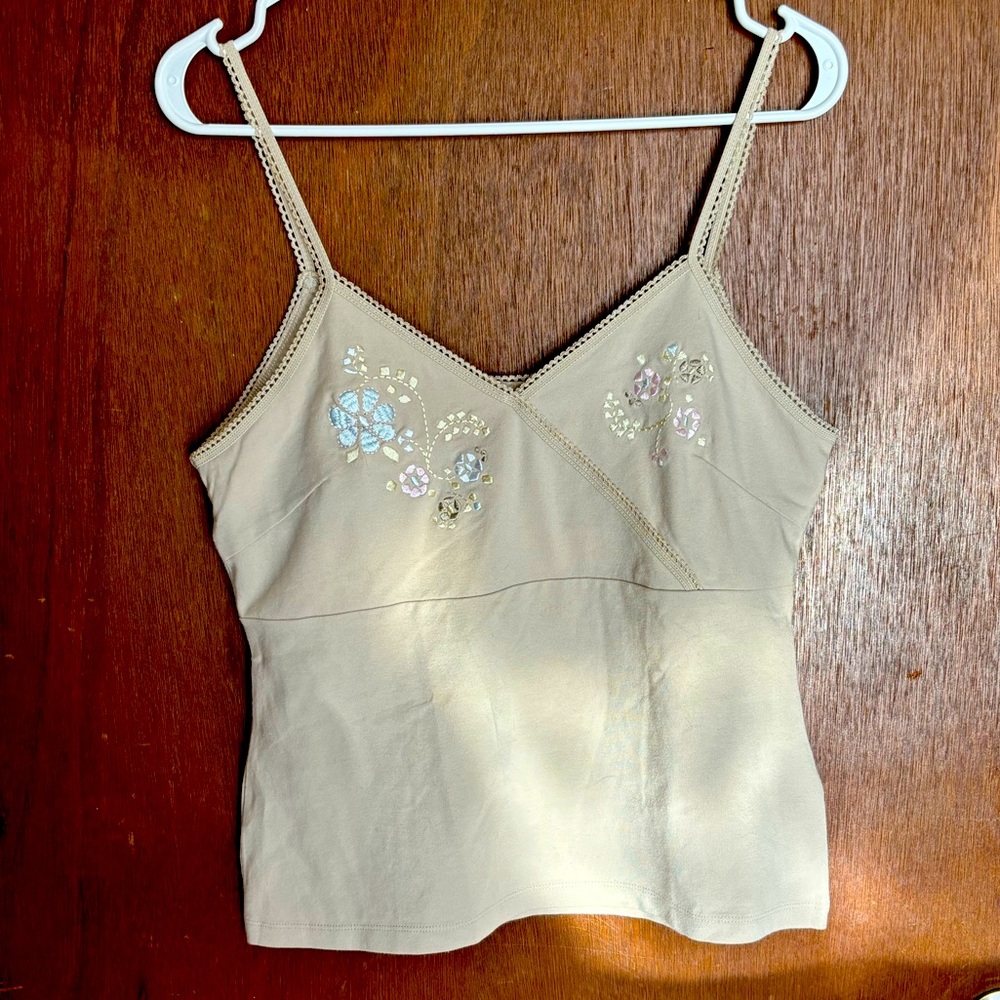 NEW y2k Kenzie Embroidered Tank cami